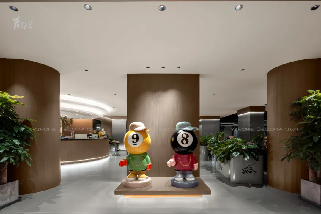 艺鸿实景 | 囍色台球俱乐部(图4)