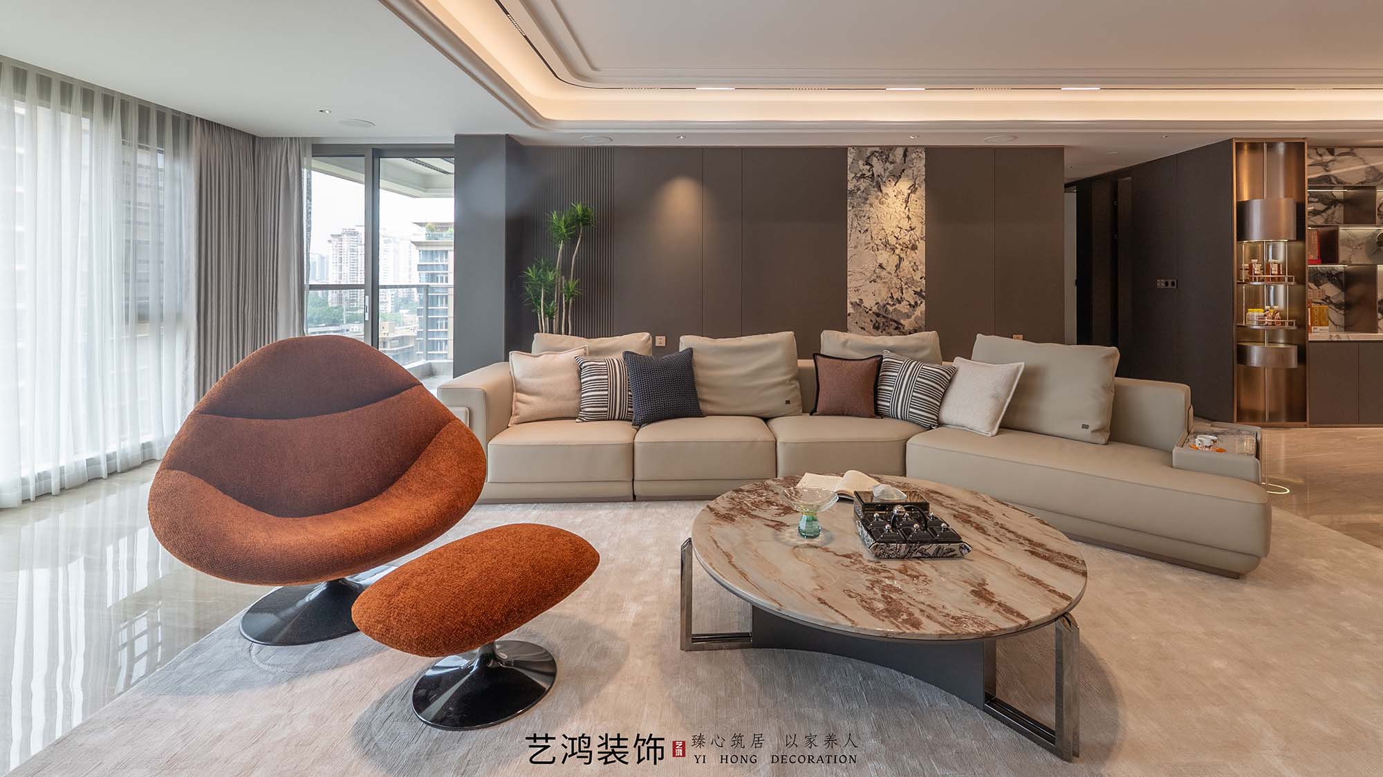 艺鸿案例丨保利天瑞268㎡精装改造，95%还原度的全案落地(图65)