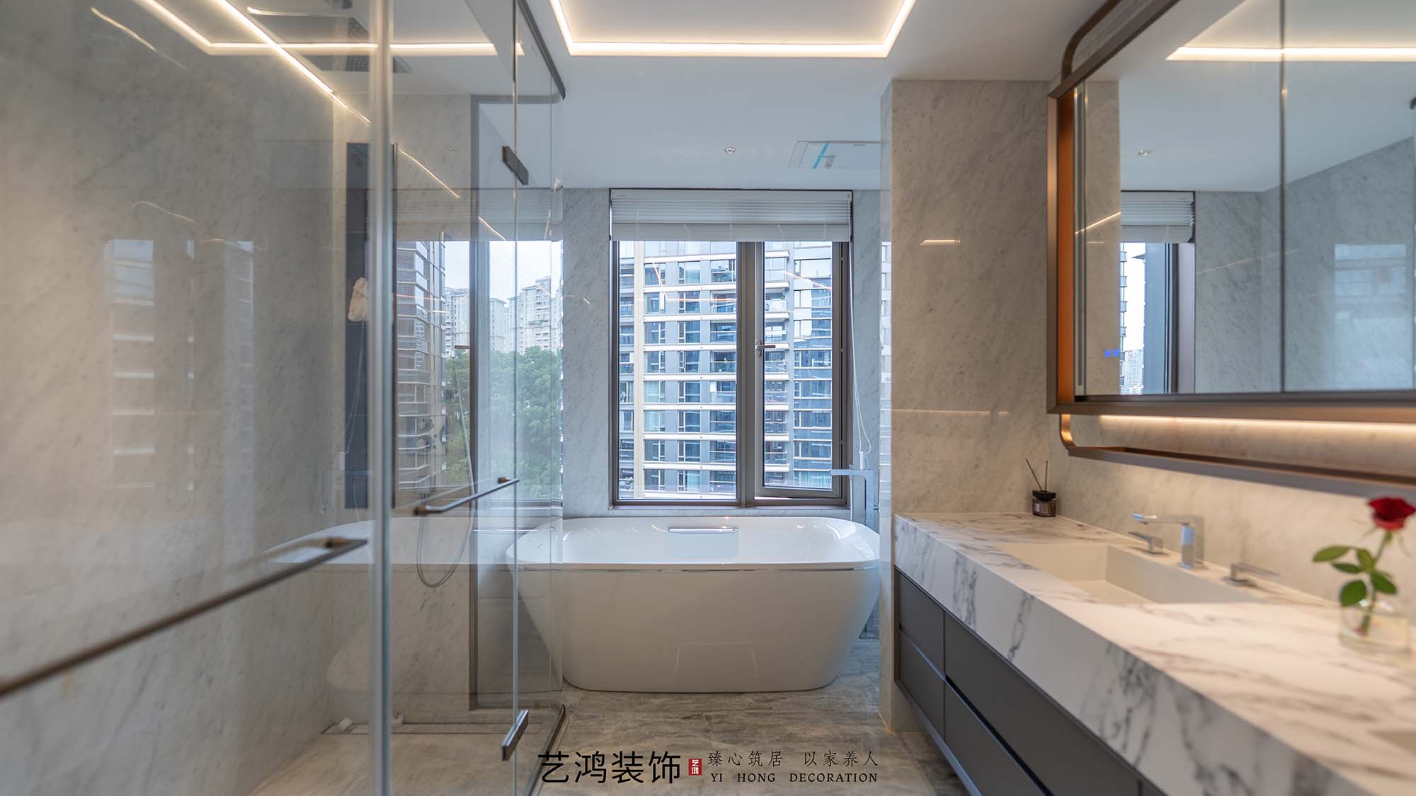 艺鸿案例丨保利天瑞268㎡精装改造，95%还原度的全案落地(图111)