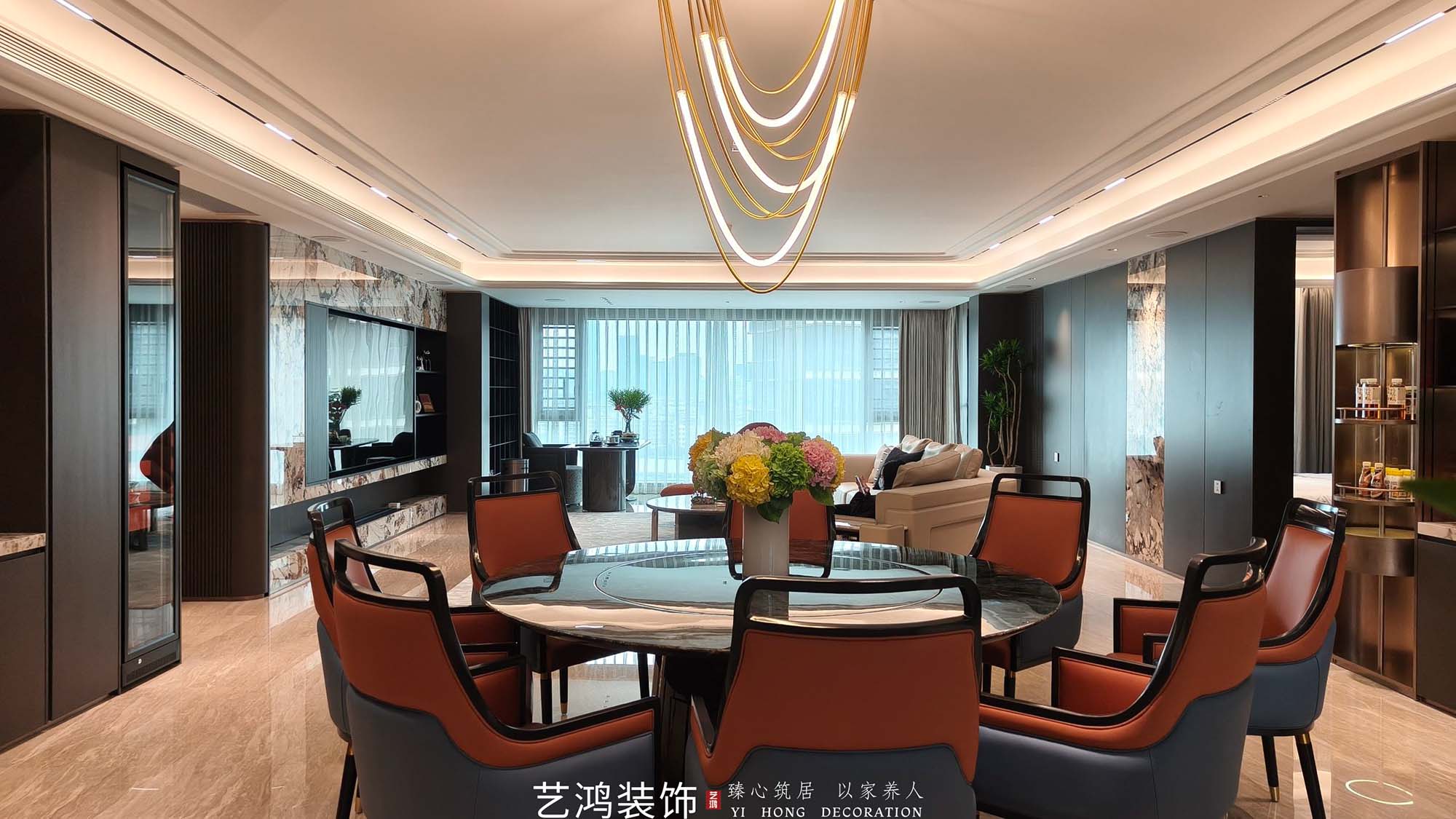 艺鸿案例丨保利天瑞268㎡精装改造，95%还原度的全案落地(图23)
